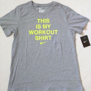Sold Nike Women's THIS IS MY WORKOUT SHIRT